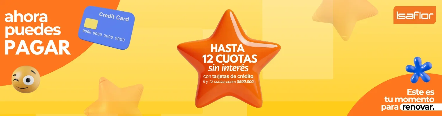 ofrecemos 12 cuotas sin interes