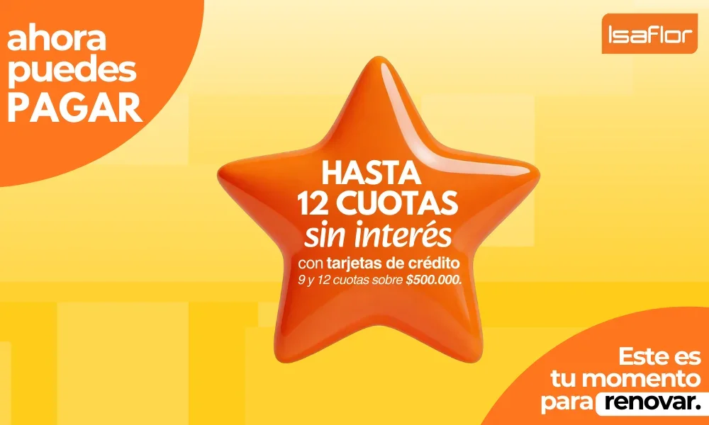 ofrecemos 12 cuotas sin interes