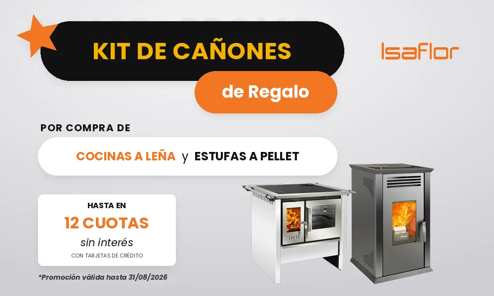 Compra de estufa trae kit de cañones de regalo