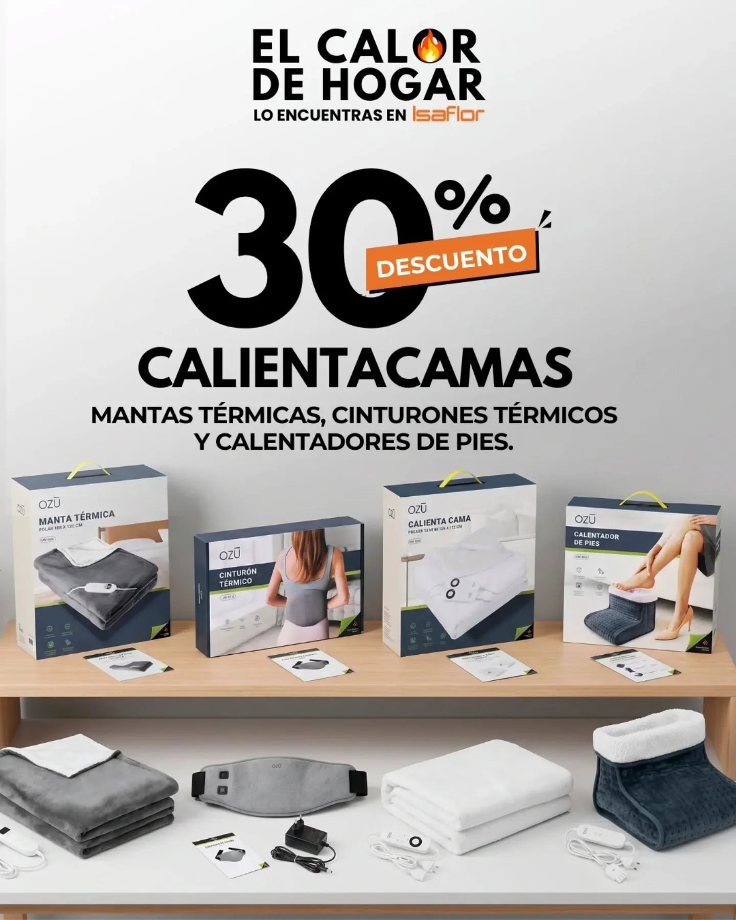 ?? #OportunidadÚnica  Encuentra calienta camas, cinturones térmicos, mantas té
