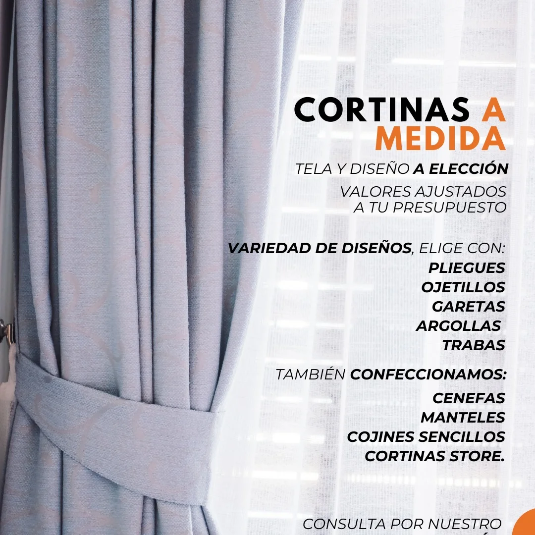 ¿Te imaginas cómo cambiaría un ambiente con unas cortinas a tu gusto ? ? En ISA