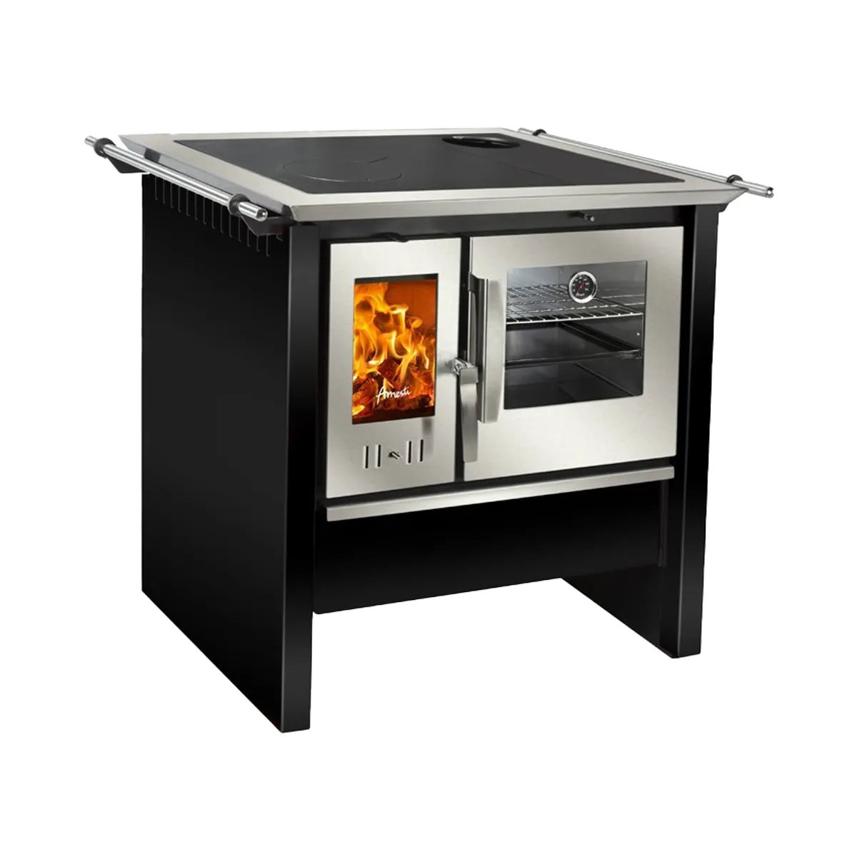 COCINA LEÑA ALLEGRA NEGRA