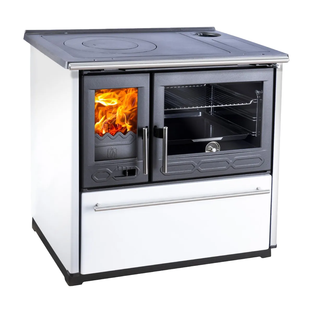 COCINA CALDERA LEÑA ALTIMA BLANCA