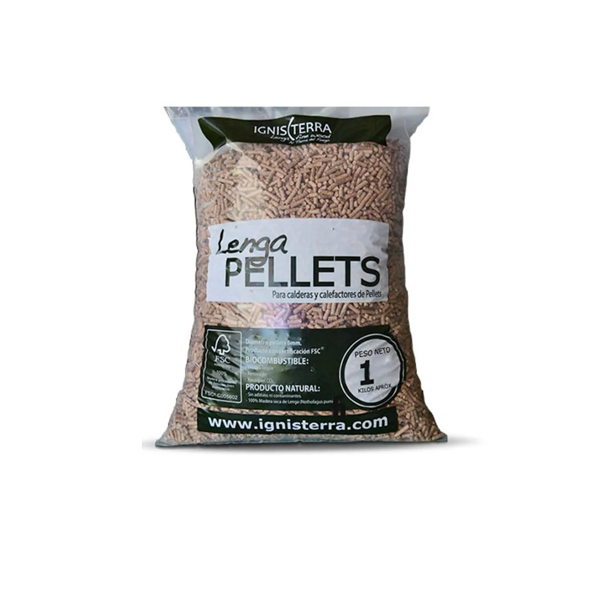 BOLSA PELLET LENGA PREMIUM 15KG