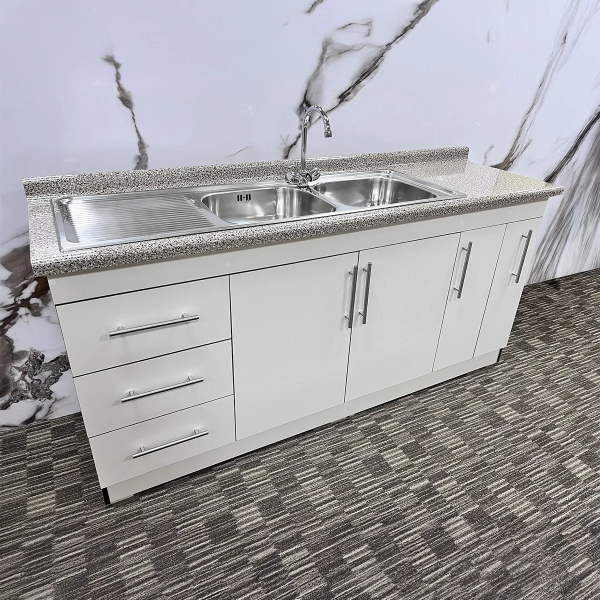 MUEBLE LAVAPLATOS MESÓN IZQUIERDO 175CM