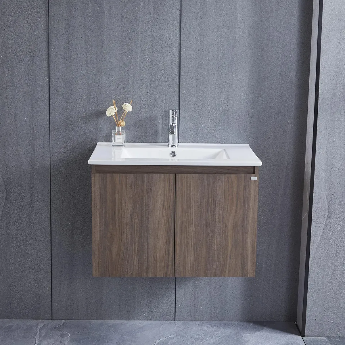 VANITORIO C/LOZA 2 PUERTAS 70CM