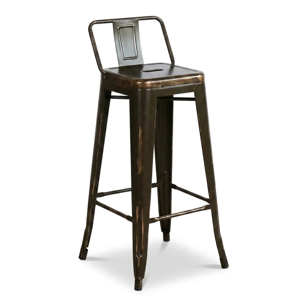SILLA PISO ALTO HIGH VINTAGE CAFÉ