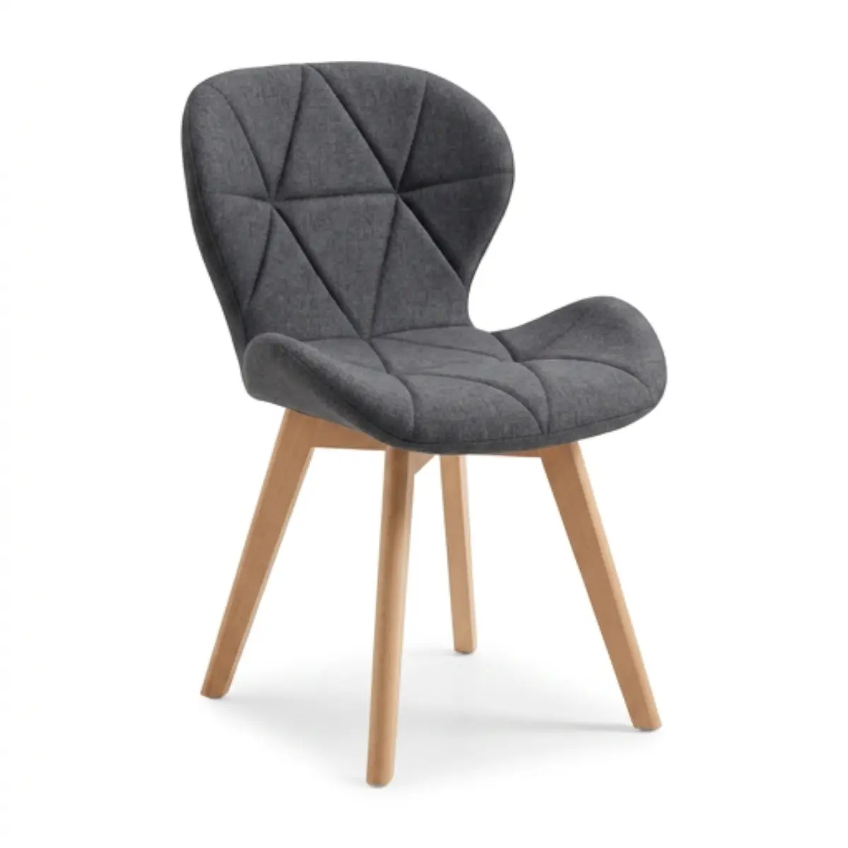 SILLA FIORI LINO GRIS