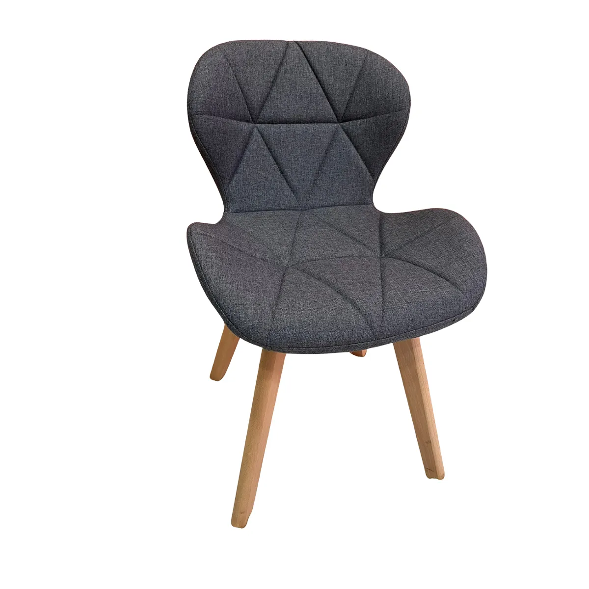 SILLA FIORI LINO GRIS