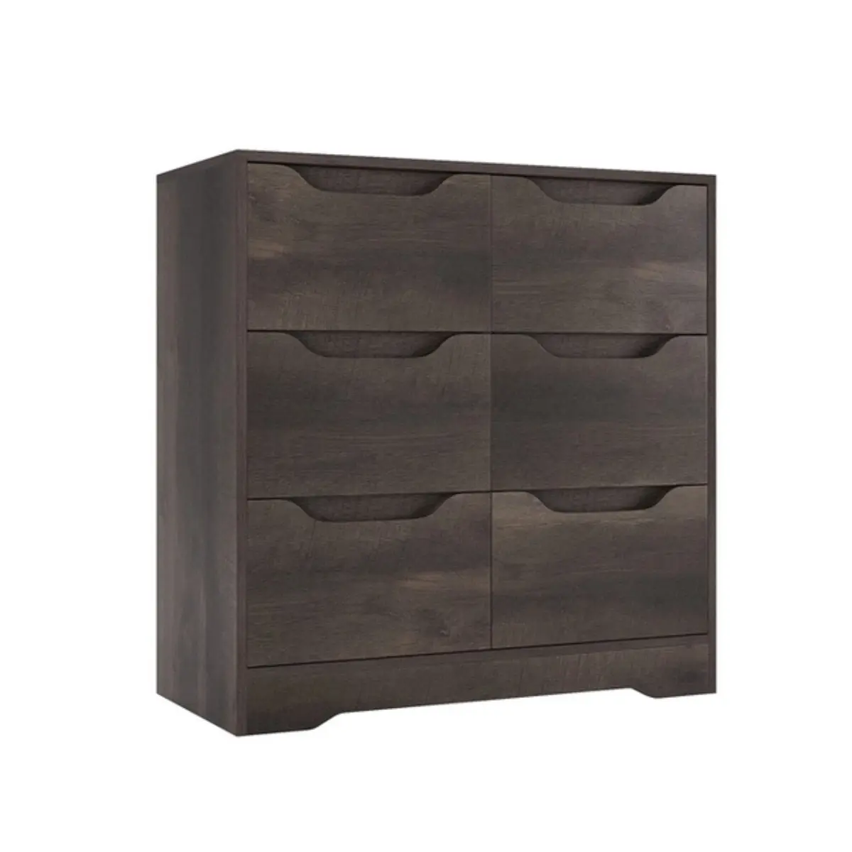 CAJONERA DARK BROWN 6 CAJONES