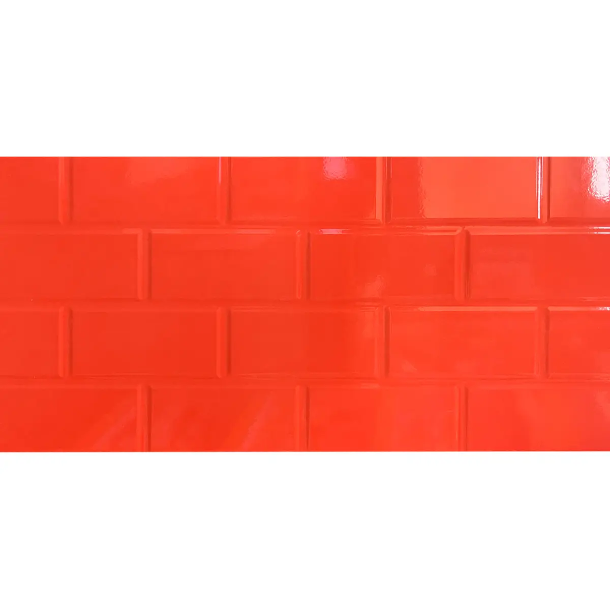 CERAMICO BRICK ROJO BRILLANTE
