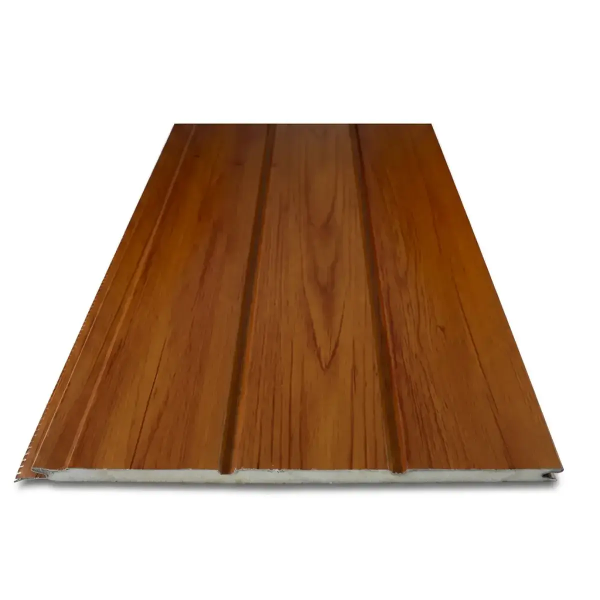 SIDING METÁLICO EXTERIOR 3 TABLAS CEDRO