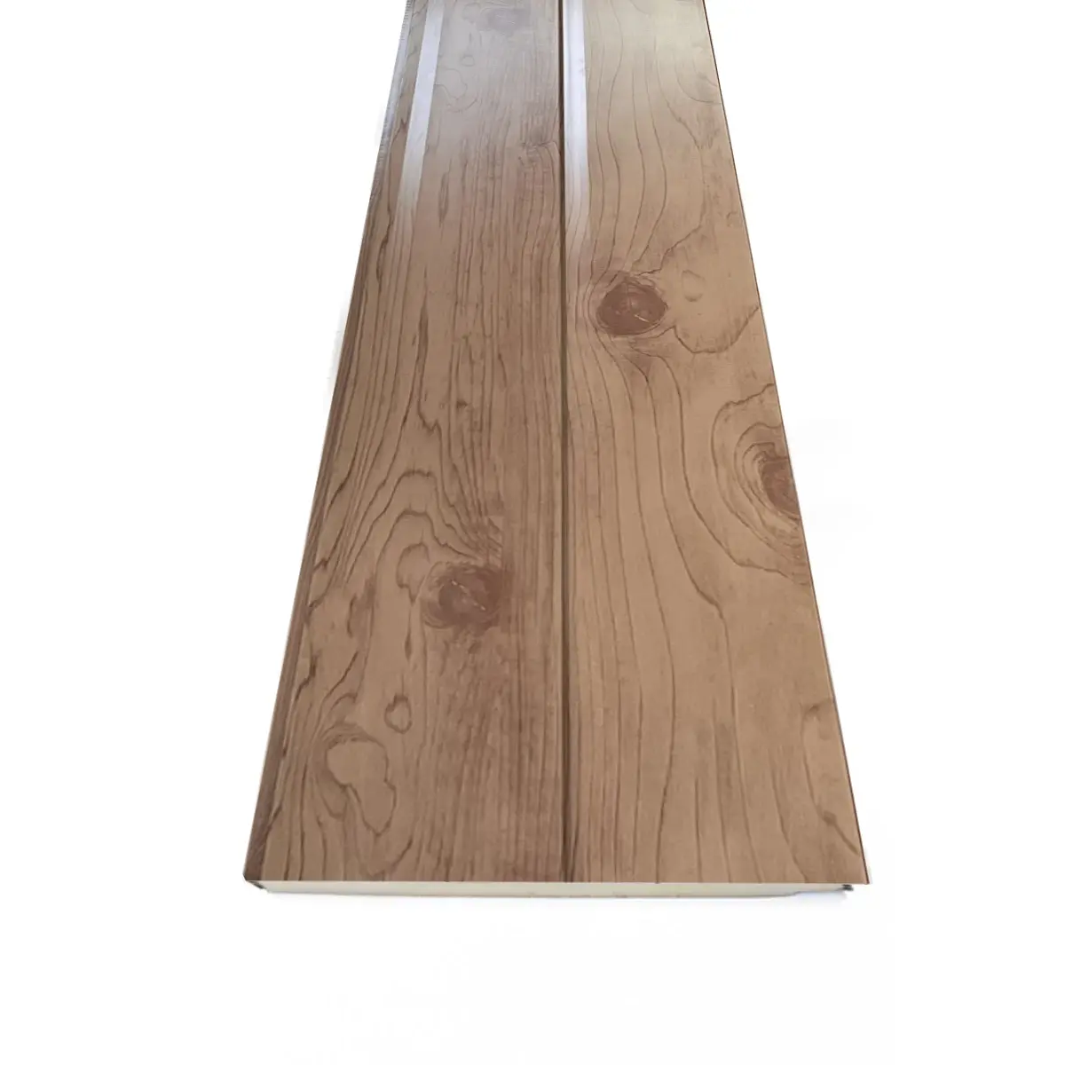 REVESTIMIENTO EXTERIOR ALUMINIO MADERA LISA