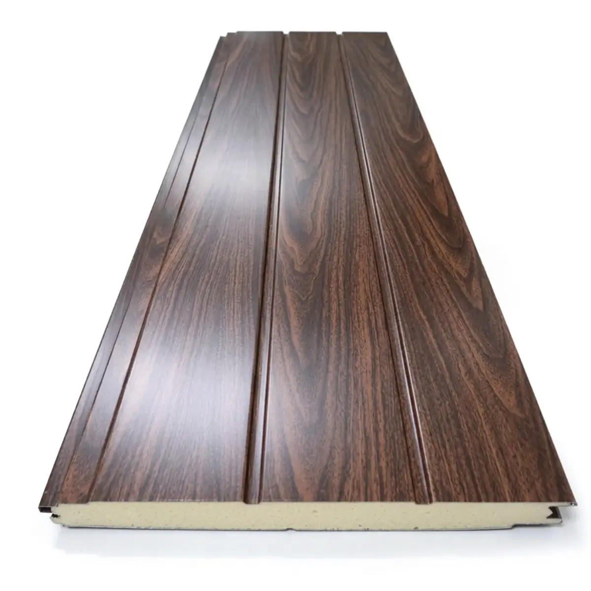 REVESTIMIENTO EXTERIOR ALUMINIO MADERA 3 TABLAS HORIZONTAL
