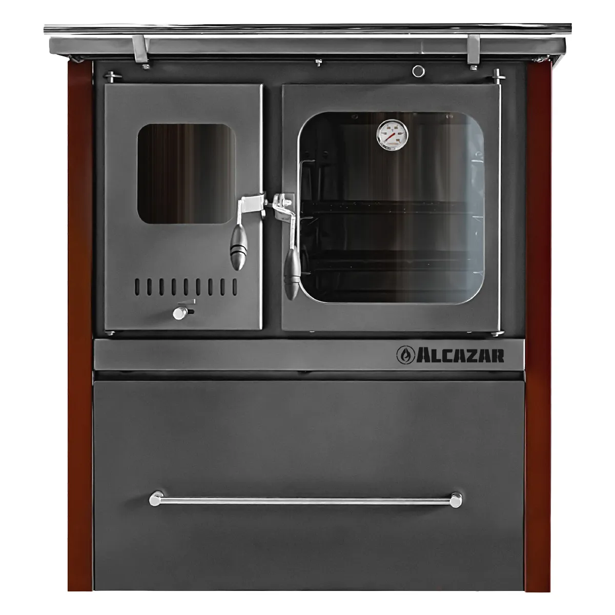 COCINA LEÑA M-90 + KIT CAÑO 6 BURDEO