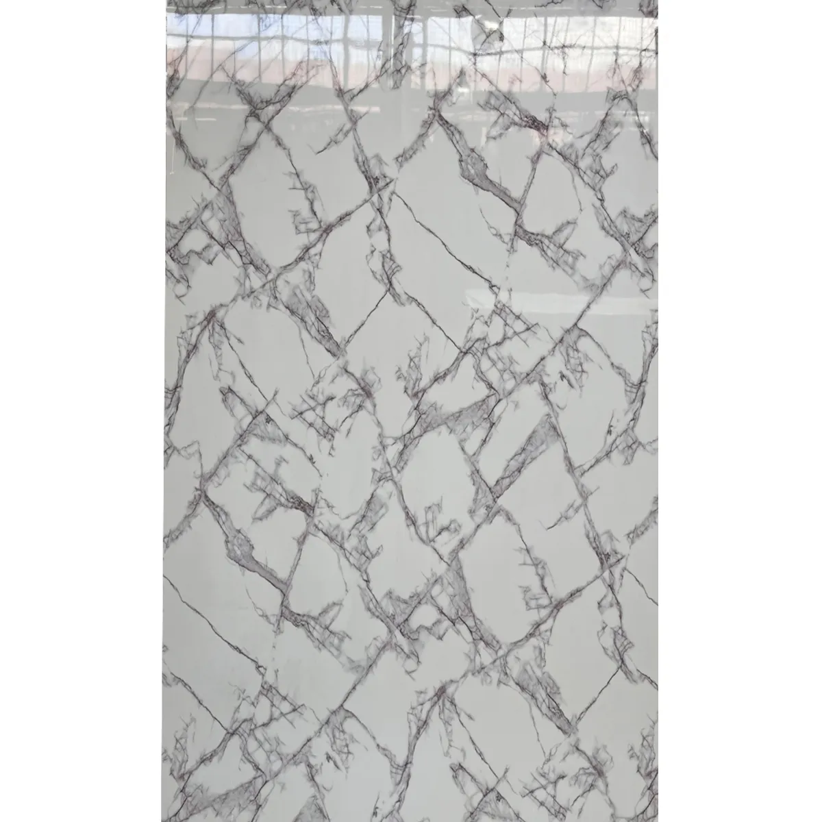 REVESTIMIENTO INTERIOR PVC MARMOL BLANCO GRIETA 3MM