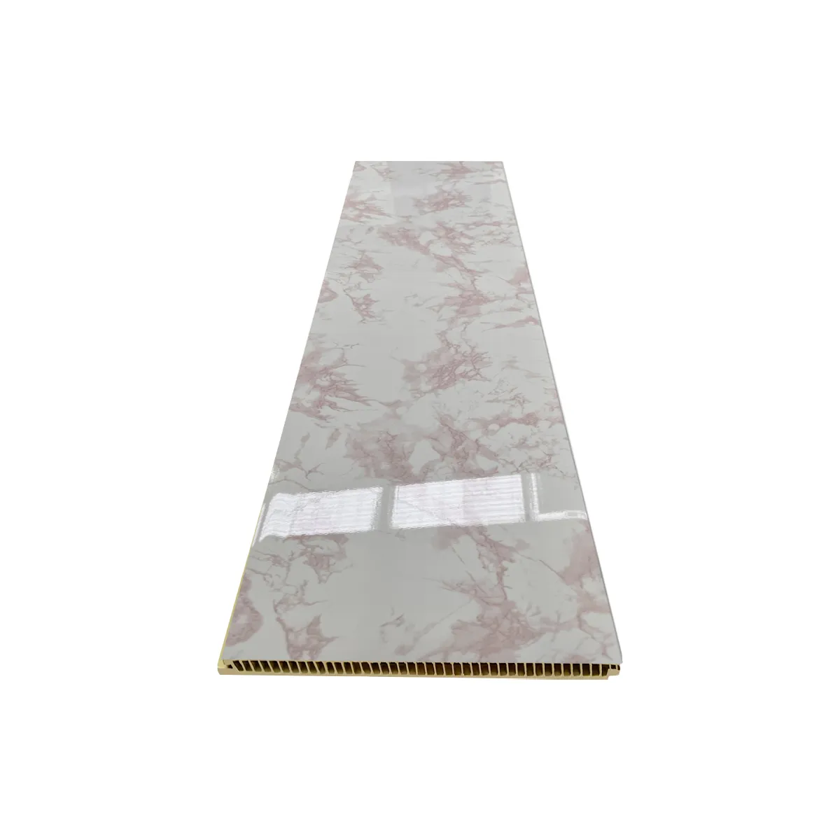 REVESTIMIENTO PVC BLANCO CON ROSADO