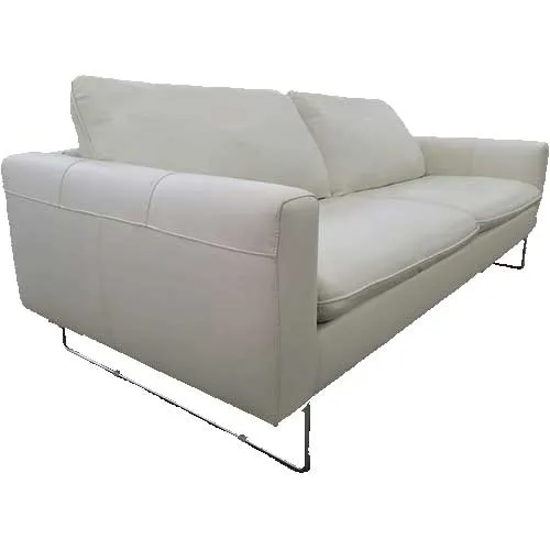 SOFÁ NATUZZI CUERO BEIGE