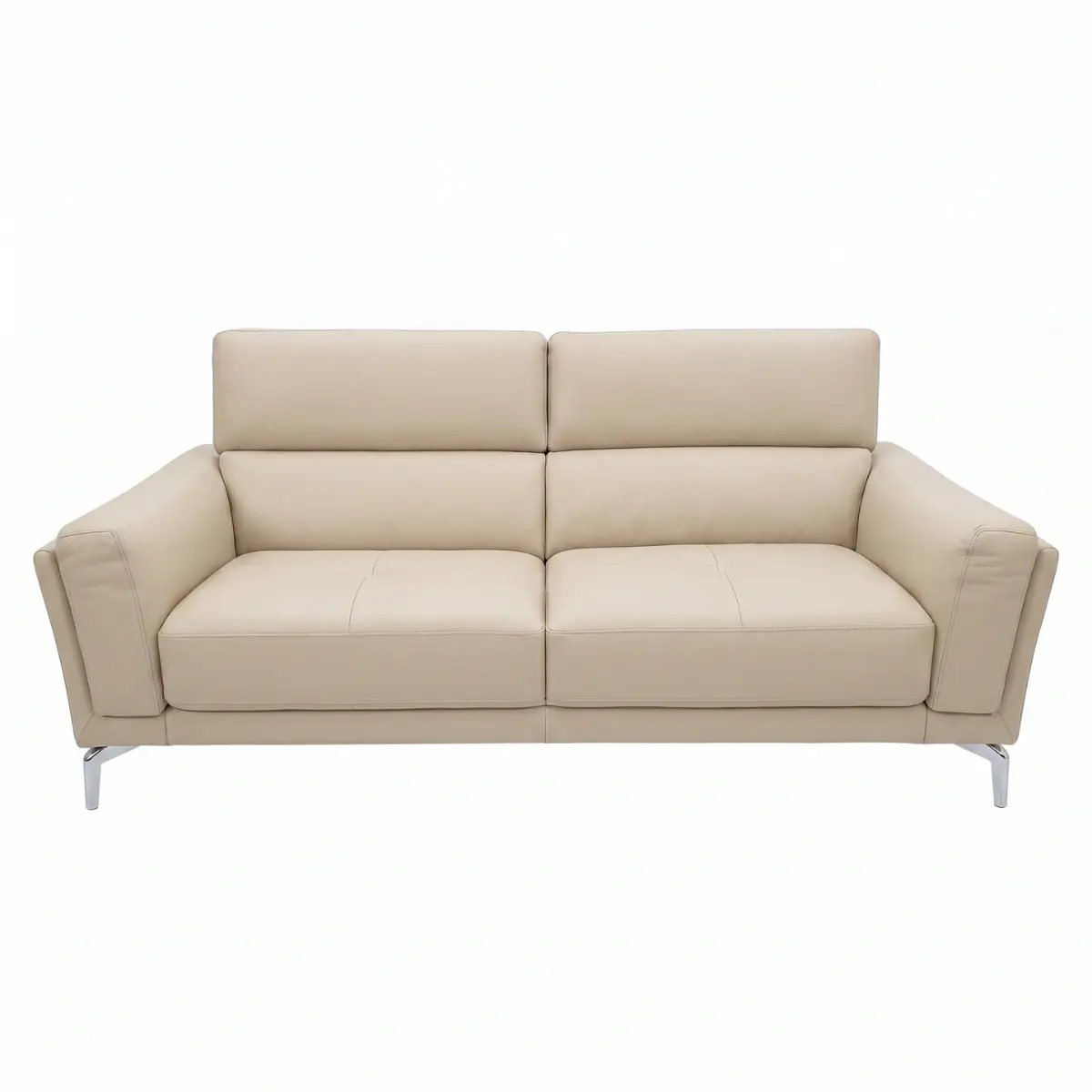 SOFÁ NATUZZI CUERO BEIGE