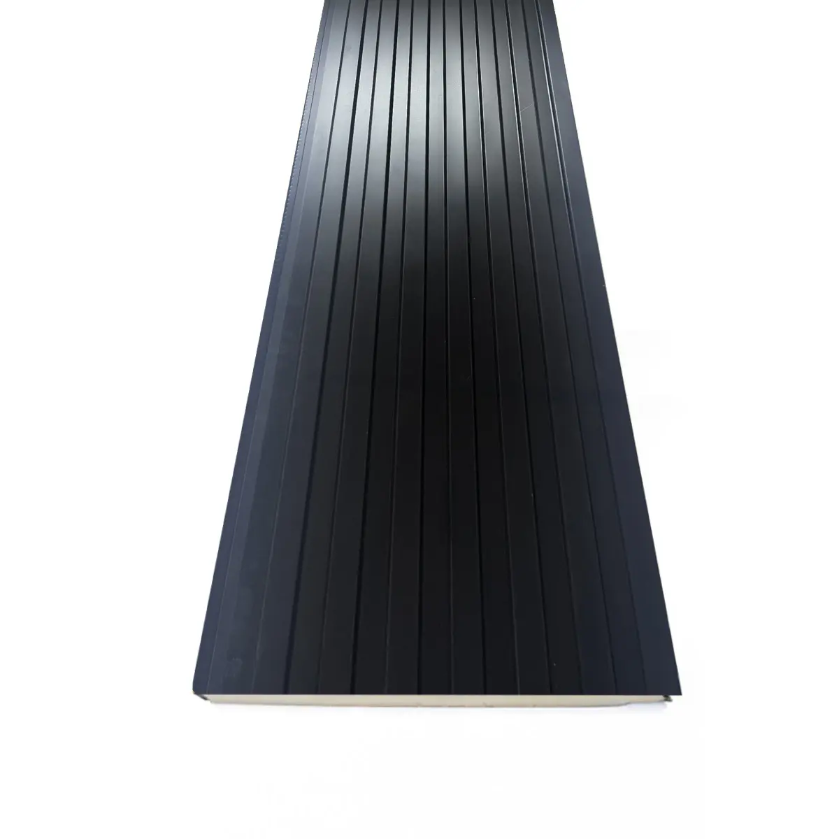 REVESTIMIENTO EXTERIOR ALUMINIO NEGRO VERTICAL